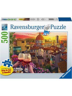 Ravensburger 500 pcs Large Format Puzzle-Cozy Wine Terrace New In Box